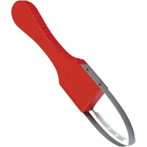 Desmalezador manual - Desmalezador ergonómico con anillo de acero inoxidable, herramienta de jardín portátil para desherbar y aflojar la tierra, desmalezador manual (24 cm) (1/4)