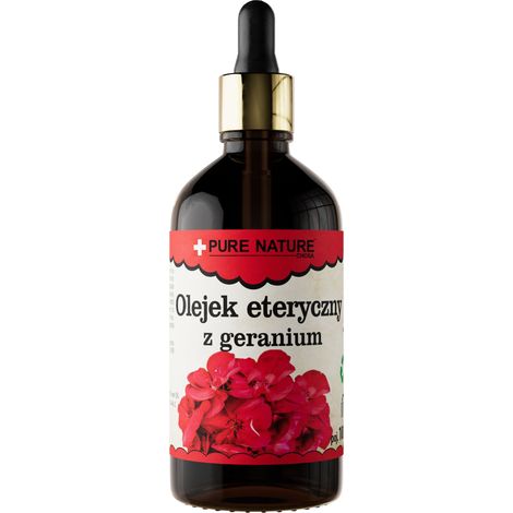 Huile essentielle Géranium Rose - 100 ml - 100% pure - Aromathérapie et soin de la peau