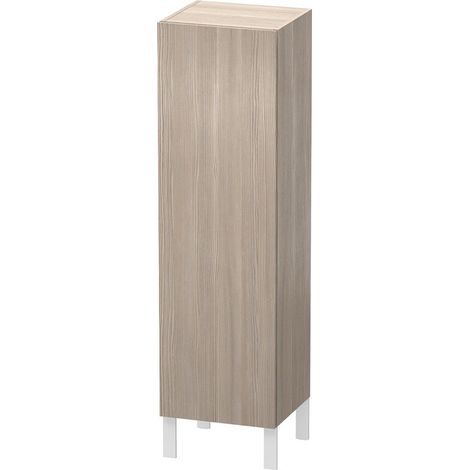 Armoire Duravit L-CUBE 400x363x1320mm ouverture gauche pin argenté