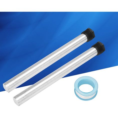 2 pièces Tige Anode Magnésium 21x235mm pour Chauffe-eau, Filetage NPT 3/4 (1/5)