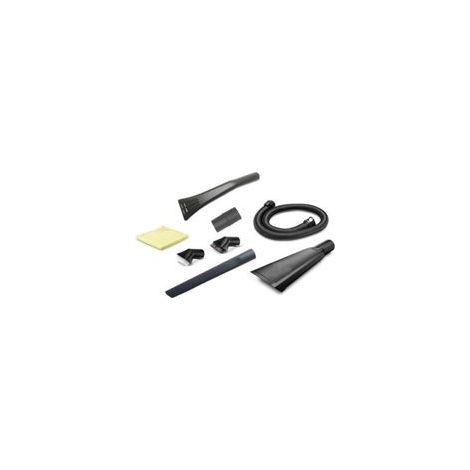 Kit per la pulizia degli interni dell'auto Karcher 2.863-304.0, include un tubo di prolunga da 1,5 m, una bocchetta per fessure extra lunga, una bocchetta per auto e una spazzola aspirante a setole ri (1/4)