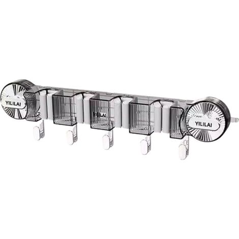 Support Mop - Ventouse Murale Sans Perçage - Pour Balai et Serpillière - Fixation Derrière Porte - 1 Pièce (1/5)