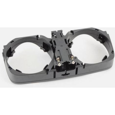 Kompatibel mit BMW F01/F02/F04 (2008 - 2015) Getränkehaltern (schwarz). (1/2)