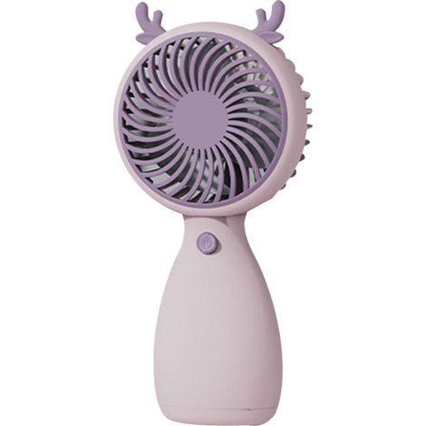 Tragbarer Ventilator – USB-aufladbarer Tischventilator – Für Zuhause, Büro, Reisen, drinnen und draußen – 1 Stück (1/5)