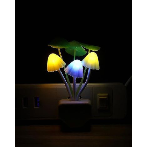 Lampe champignon à détecteur de mouvement 220 V, LED portable d'intérieur (1/3)