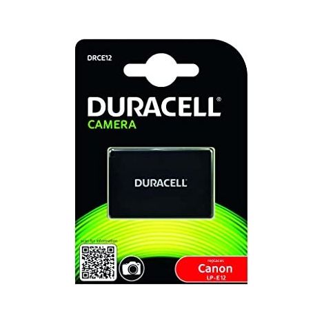 Duracell Batteria ricaricabile agli ioni di litio 750 mAh per Canon LP-E12 (1/4)