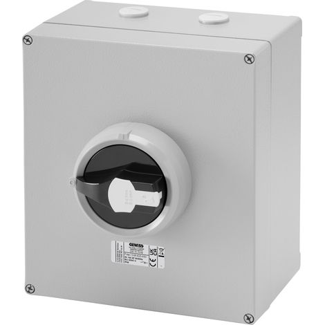 INTER-SECTIONNEUR MÉTAL 32A 6P COMMANDE GEWISS GW70703M