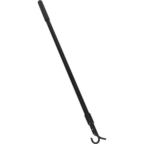Verstellbare Gardinenstange aus Aluminium mit einziehbarem Griff (1/5)