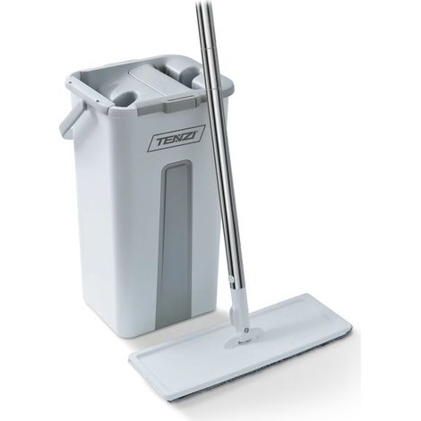 JUEGO DE TRAPEADORA PLANA CON CUBO - TZ 37 3603