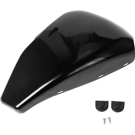 accessoires Moto Harley 04-13 Ans Xl1200 883 X48 Avion Gauche Couvercle De Batterie Plaque De Protection Noir Brillant (1/5)