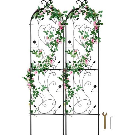 Treillis jardin pour plantes grimpantes - 38 x 152 cm (1/5)