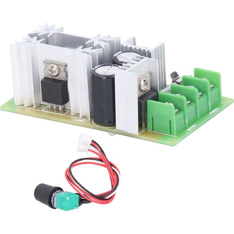 DC 10–60 V Motordrehzahlregler, 12 V, 24 V, 36 V, 48 V Steuermodul, PWM-Motordrehzahlregler 20 A (1/5)
