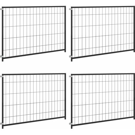 Animal Cage without Door Black 300 x 100 x 70 cm Steel vidaXL