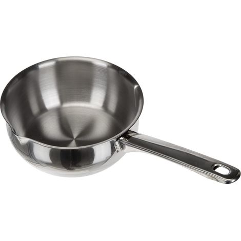IBILI, Pentolino ricurvo Prisma, 18 cm, acciaio inox, adatto per piani cottura a induzione. (1/4)