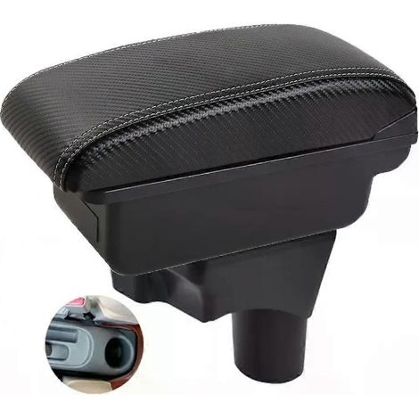 Appliquez sur la voiture Sunny March Micra K13 Boîte de rangement d'accessoires d'accoudoir Pièces de rangement Intérieur dédiées Aménagement intérieur Support de coude pour le conducteur (1/5)