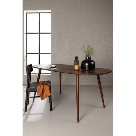 Sanford table de salle à manger 90x180cm marron. (1/5)