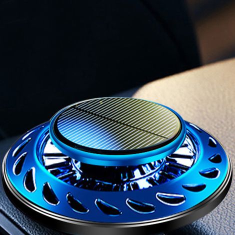 Rotierender Auto-Diffusor für ätherische Öle, beseitigt Gerüche, langanhaltender Duft, Anti-Stress, blauer Lufterfrischer (1/4)