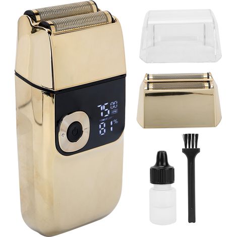Rasoir électrique rechargeable pour barbe et crâne chauve avec écran LCD pour hommes (1/5)