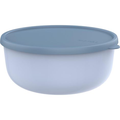 Récipient pour micro-ondes Lumina - Boîte hermétique alimentaire avec couvercle pour frigo, congélateur, four vapeur, micro-ondes et lave-vaisselle - Bol de service - 3000 ml - Nordic blue (1/5)