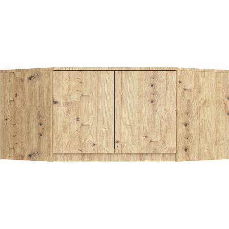 Altillo para armario AKORD S100 Roble Artisan 100 cm 2 puertas 3 estantes 100x50x55 cm (1/5)