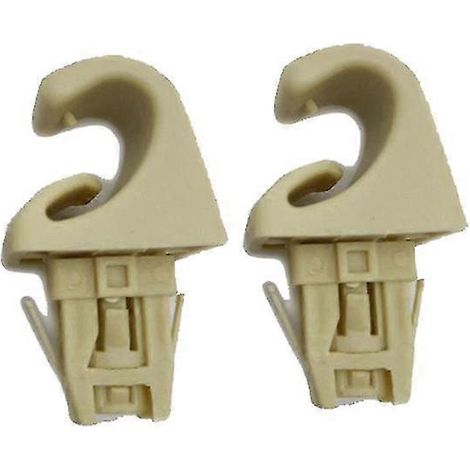 Lot de 2 supports de fixation pour pare-soleil de toit de voiture, beige/gris, sans housse, pour Toyota Camry et Corolla - Accessoires auto - Pare-soleil - Beige (1/4)