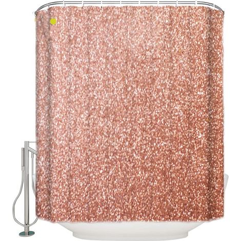 de douche à paillettes roses rideau de douche pour salle de
