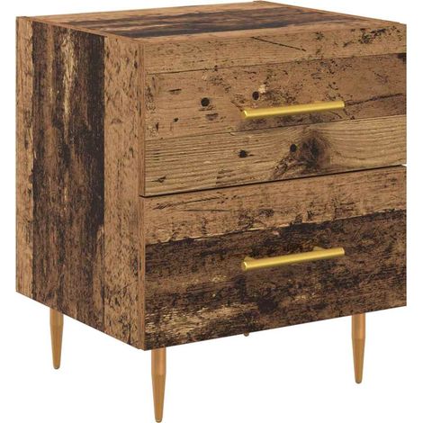 Maison Exclusive - Nachttisch Altholz 40 x 35 x 47,5 cm Holzwerks