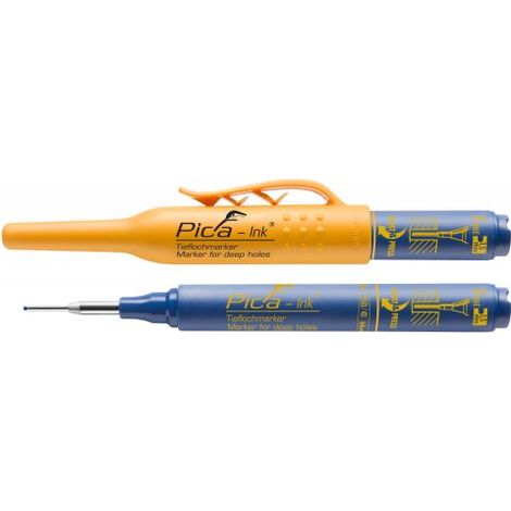 PICA 150/40 MARCADOR PERMANENTE DE TINTA PARA AGUJEROS PROFUNDOS INK (ROJO) CONTENIDO Marcador permanente azul granel
