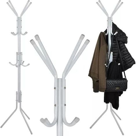 Cintre / Porte-manteau - 170 cm - Blanc (1/5)