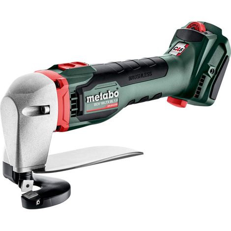 Metabo Akku-Blechschere SCV 18 LTX BL 1.6, incl. Zubehör, Karton (1/5)