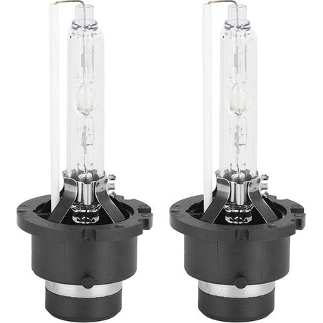 D2S 6000K 35W Xenon HID Car Headlight Bulb, Bright and Safe Replacement Light, 2 Pieces (1/4)