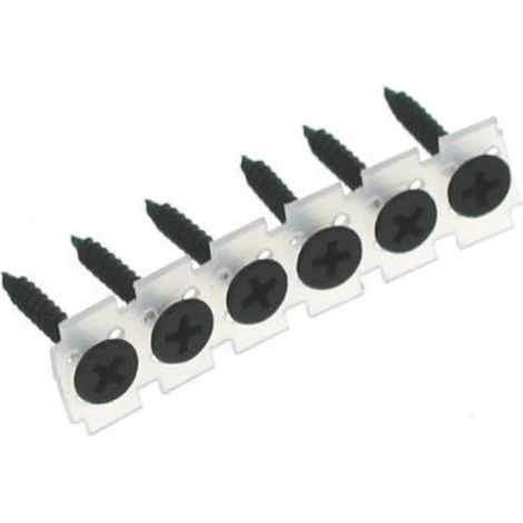 Unifix 3.5 X 25 BOX 1000, COLLATED DRYWALL SCREWS BUGLE HEAD BLACK PHOSPHATE