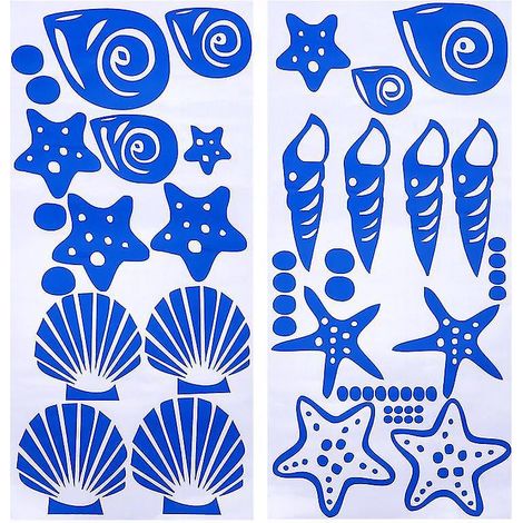 1 autocollant mural coquillage étoile pour la décoration intérieure (1/3)