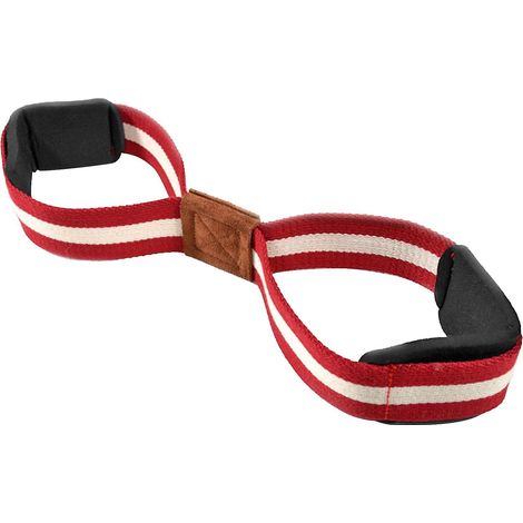 Rutschfestes Armband in Achterform für Gewichtheben und Fitnesstraining (rot) (1/5)