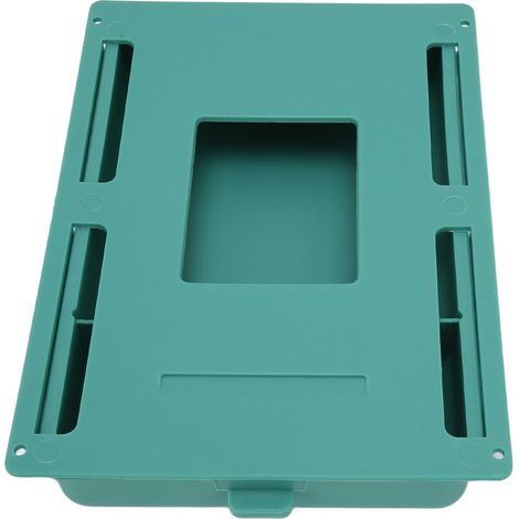 Tiroir de rangement adhésif sous bureau pour manucure, plateau à crayons autocollant, organisateur de tiroir de table, lot de 2, blanc, sans perçage (1/5)