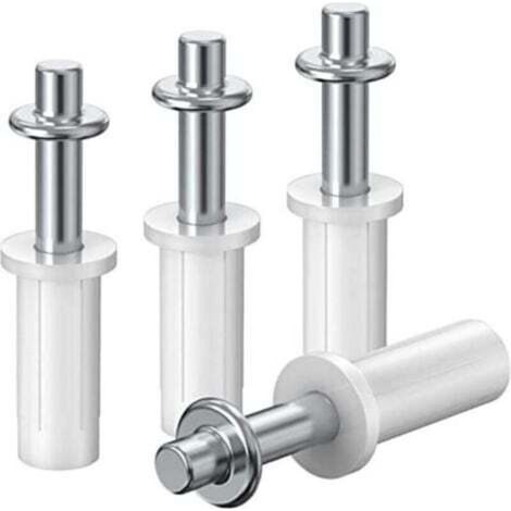 Pivot supérieur de porte pliante double, 4 pièces Pivot supérieur de porte de garde-robe pliante double à chargement par ressort Réparation de porte de garde-robe pliante double en acier au carb