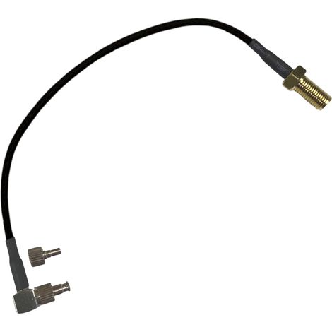 Anschlusskabel CRC9-TS9 / SMA-Buchse RG174 15 cm (1/5)