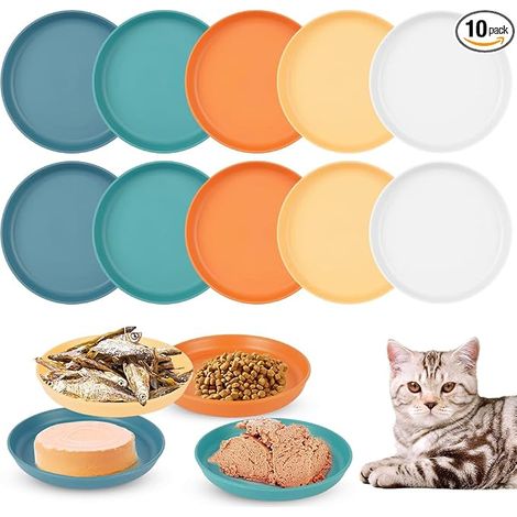Set Cat Bowls Round Short Legs (1/5)