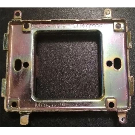 Legrand 074812-074819 Metal support with claws - Mosaïc 45 - 2 Modules