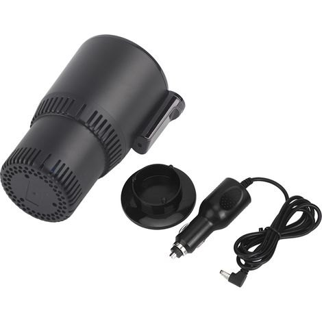 Tasse électrique intelligente 12V en ABS et aluminium, mug chauffant et réfrigérant pour voiture, voyage, bureau et maison (1/5)