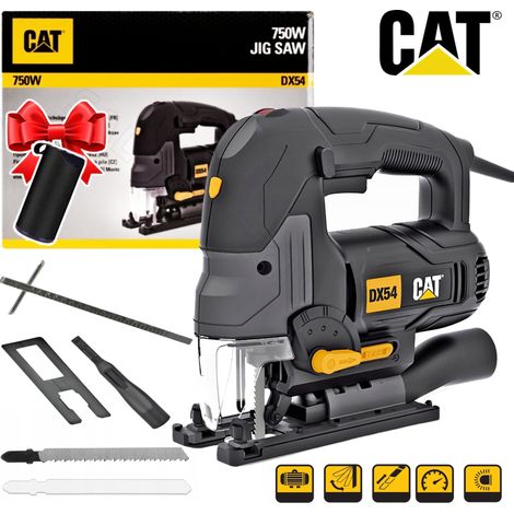 Seghetto alternativo elettrico DX54 CAT 750W, profondità di taglio nel legno 80 mm