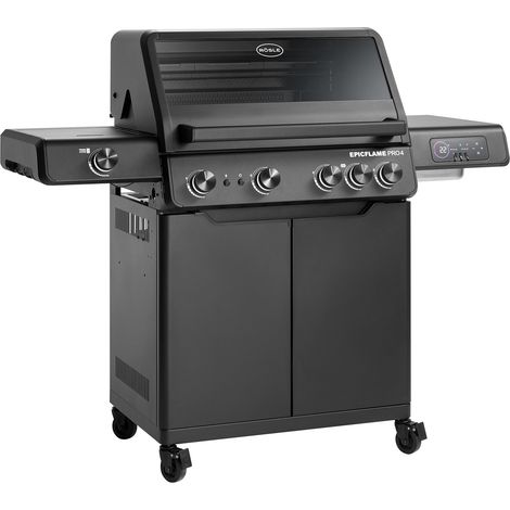 Rösle Gasgrill EPICFLAME PRO 4 Schwarz mit PRIMEZONE und Backburner 251165 (1/5)