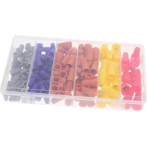Kit de 158 embouts câble en plastique pour connexions (1/5)