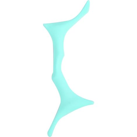 Outil d'aide à la mise en forme des sourcils en silicone Pochoir pour les yeux Outil de maquillage Pratique Doux et lisse Réutilisable Léger, Bleu (1/5)