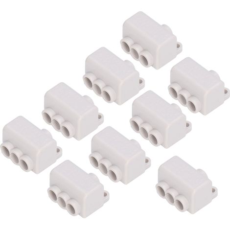 Diviseur en T Haute Intensité 9 Pièces, Connecteur Antiflamme 400V 60A pour Câbles Électriques
