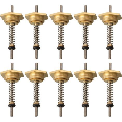 CCYKXA Pack of 10 12mm gas boiler water connection lugs for water heaters, copper connecting valve assembly (12mm)