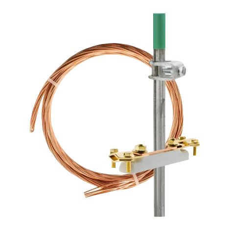 Kit de mise à la terre piquet 1 m cuivre nu 5 m - PREFA ELEC