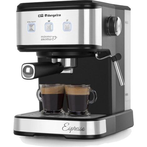 Orbegozo Express-Kaffeemaschine EX5210 aus Edelstahl