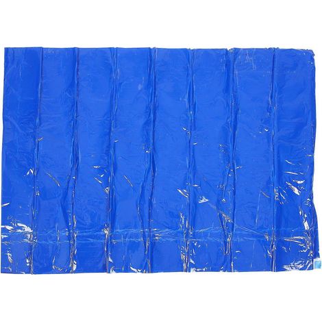 Tapis exfoliant créatif amovible, purifiant et anti-poussière, antidérapant et résistant (90 x 60 cm)-90.00X60.00X2.00CM-Blue (1/4)
