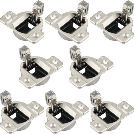 Charnières De Porte D'armoire Pour Remplacement À 110 Degrés Durabilité Revêtement En Métal Pour Épaisseur Panneau 16 À 19mm Matériel Solide Armoire Compatible (1/4)
